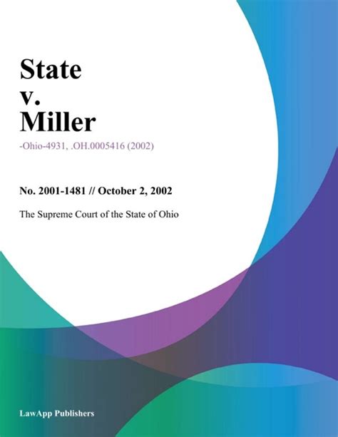 richard miller hamilton ohio|State v. Miller .